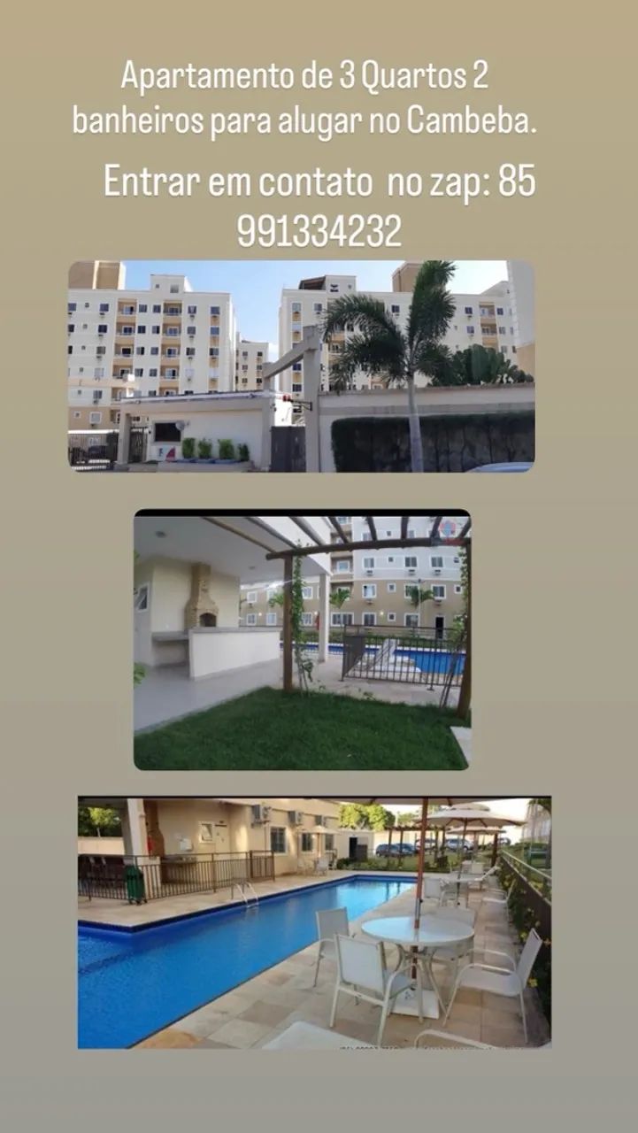 Apartamento no cambeba 