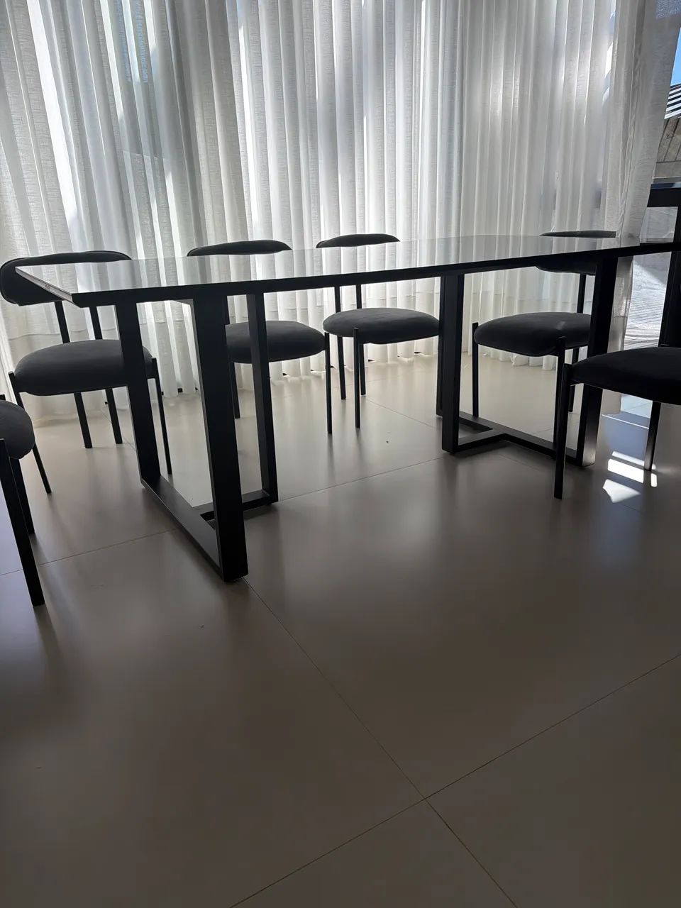 Vendo mesa de inox tampão de mármore  - Foto 3