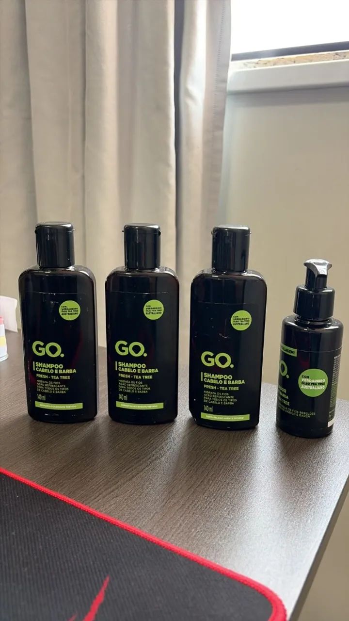 Shampoo de barca e modelador