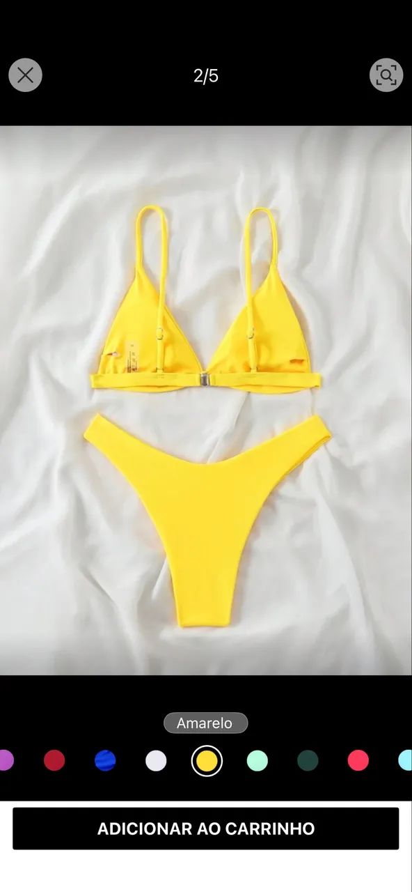 Biquíni SHEIN - amarelo - Foto 2