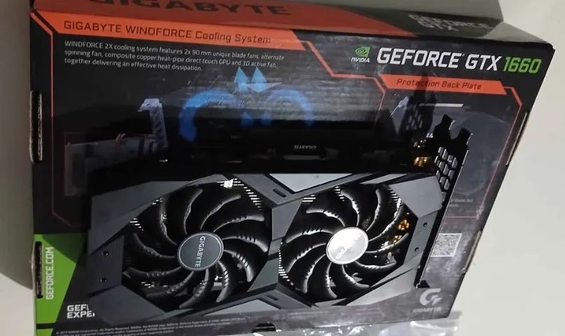Placa de vídeo GTX 1660 de 6GB - Placas de Vídeo - Lomba do