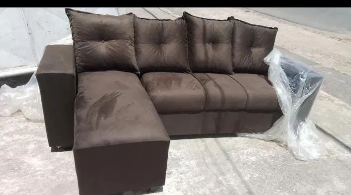 Sofás perfeitos de 4 lugares com as almofadas soltas design confortável para relaxar  - Foto 2