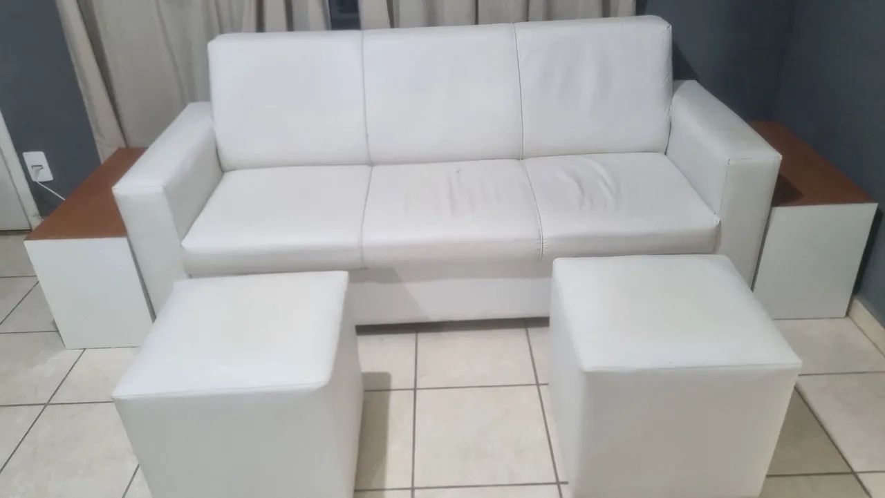 PAR DE MESA DE APOIO LATERAL PARA SALA - Foto 2