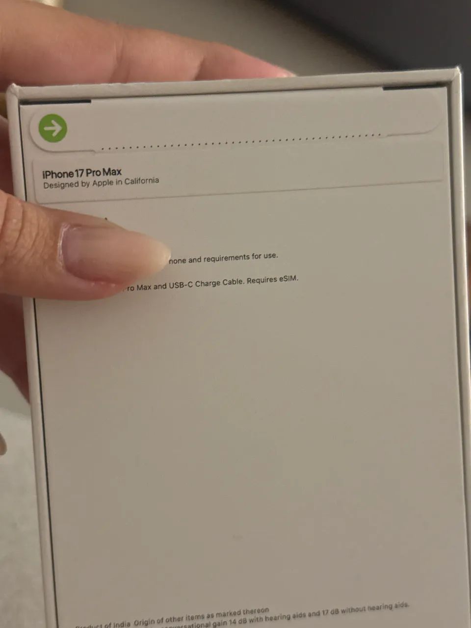 IPHONE 17 PRO MAX 256gb LACRADO (SILVER) - Foto 3