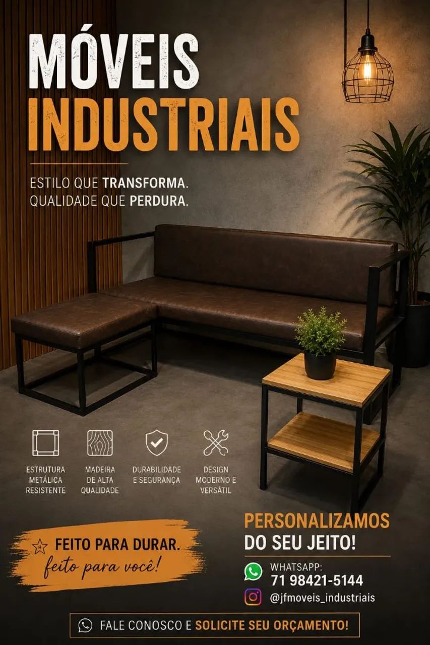 Sofá industrial