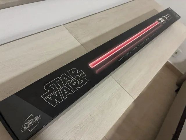 Sabre de luz Darth Vader Force FX Lightsaber Star Wars Hasbro - LEIA - Foto 3