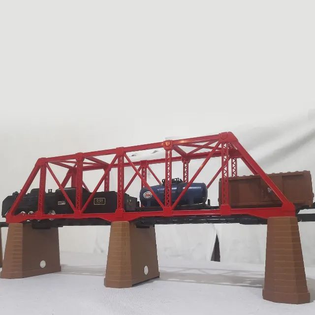 Ferrorama Ponte Tomy Plarail para 3 pilares compatível Estrela - Foto 3