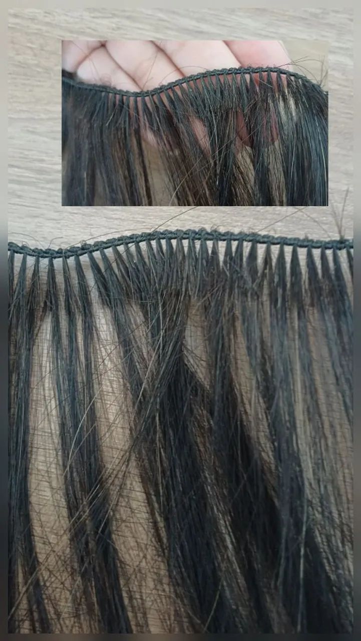 TECELAGEM MANUAL DE CABELO  - Foto 2