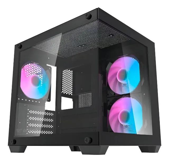 Gabinete Gamer Aigo Darkflash Durin D275m com 3 Fans (NOVO) - Foto 6