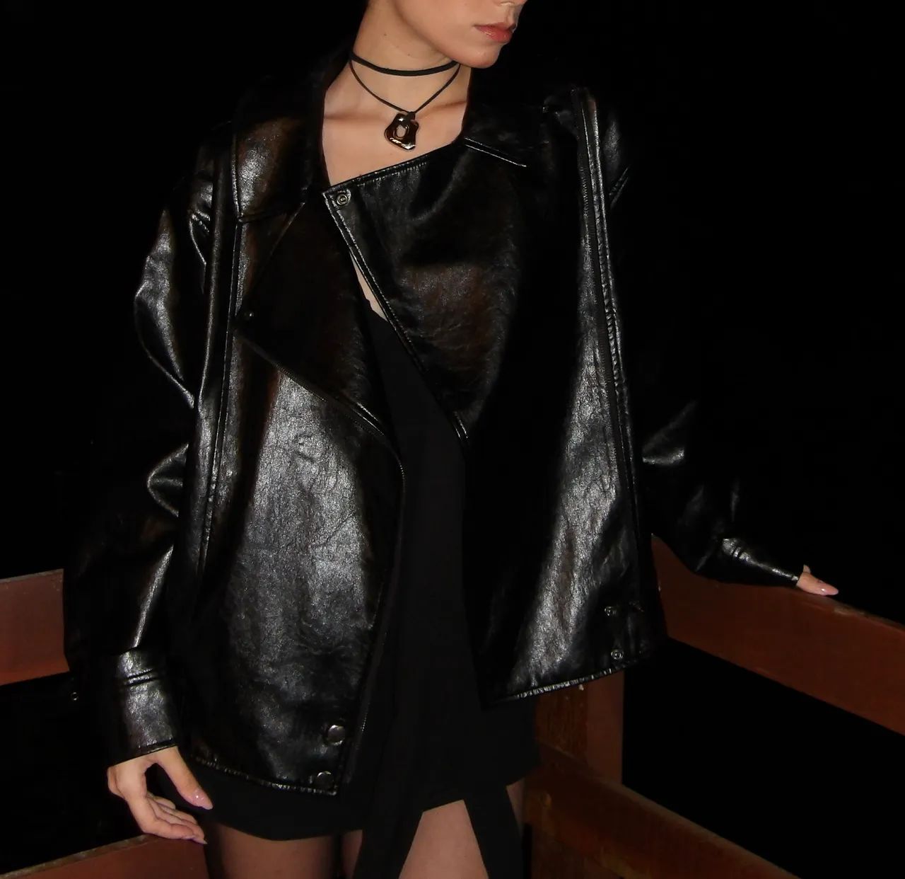 jaqueta couro zara - Foto 2