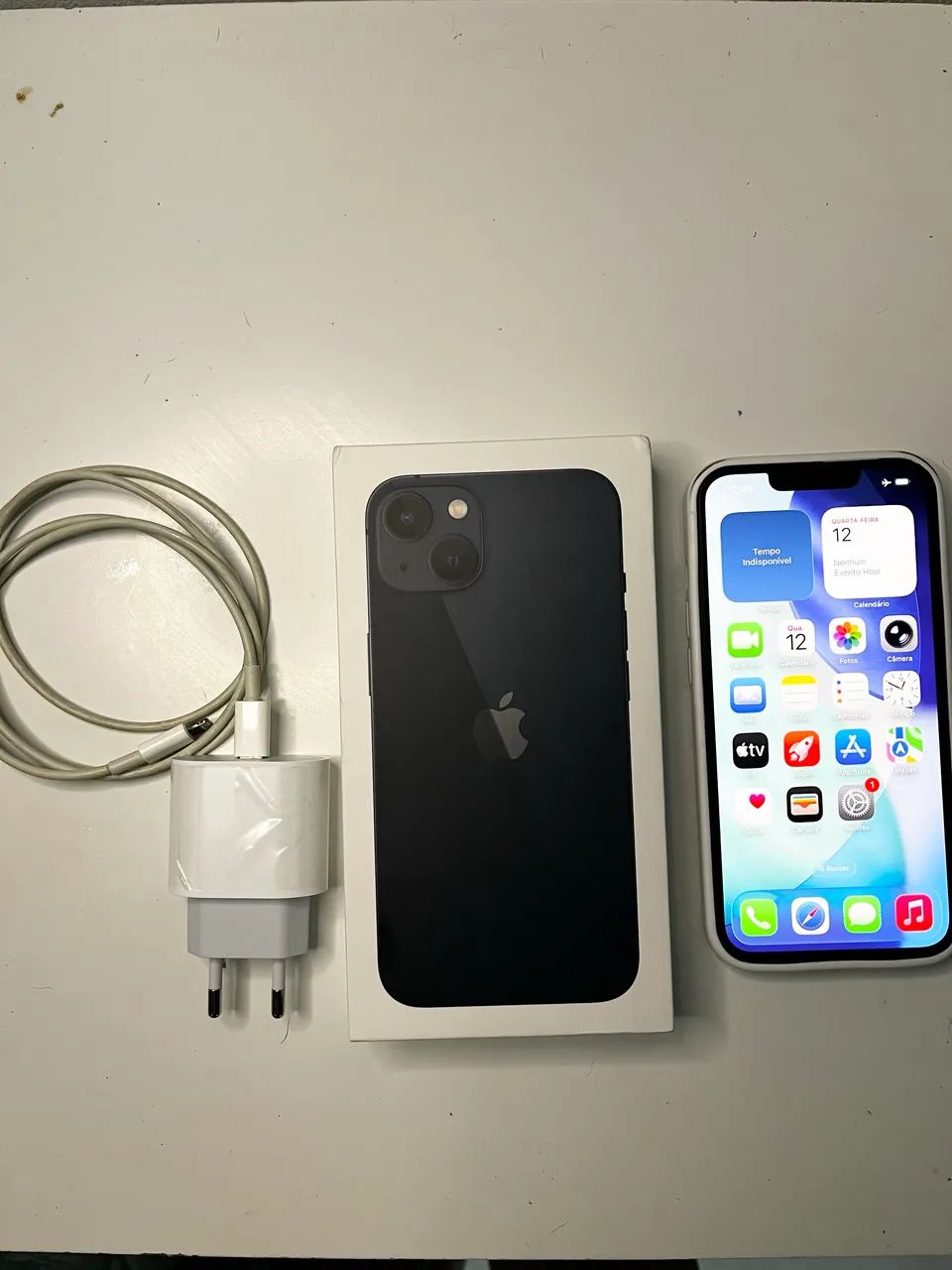 IPhone 13 128GB Impecável + Caixa e Carre Original Apple 