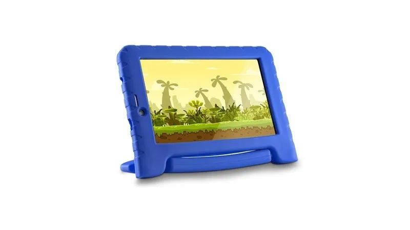 Mod Vitrine/ Tablet Multi Kid Pad 3G 32GB Tela 7 Quad Core Azul - NB382 - Foto 2