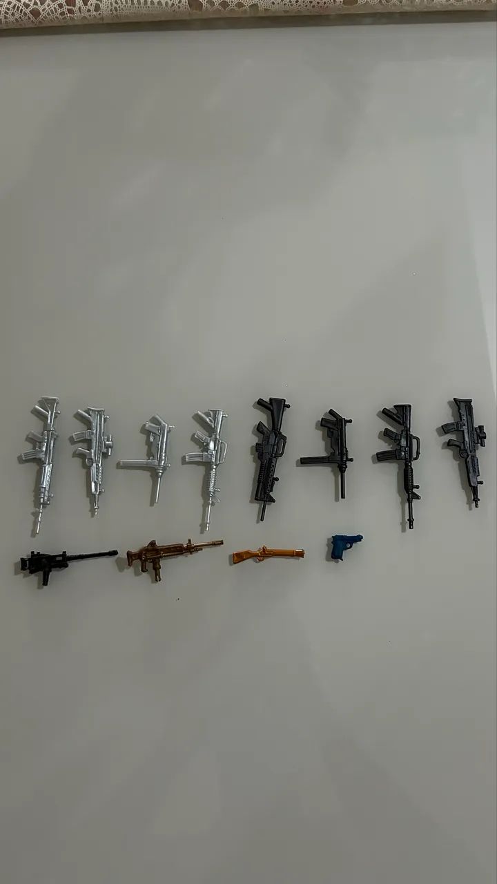 Lote acessórios para action figures