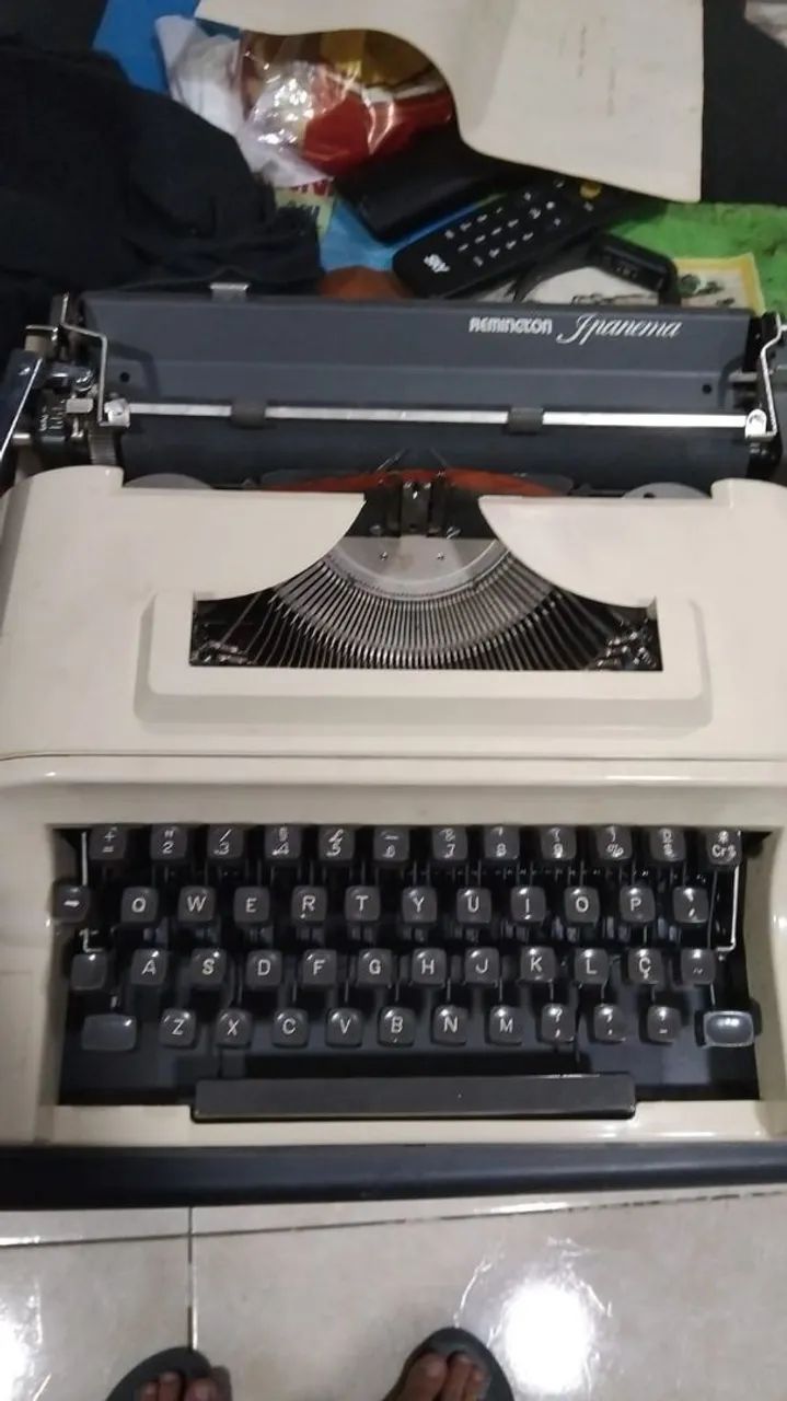  Top Máquina de escrever vintage remineton Ipanema 