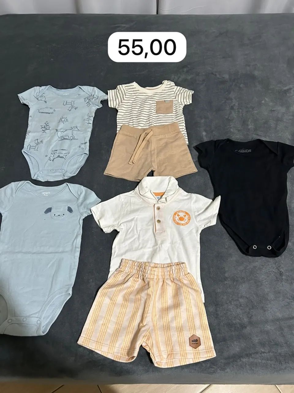 Lote Roupinhas de bebê com várias peças Carters - Foto 4