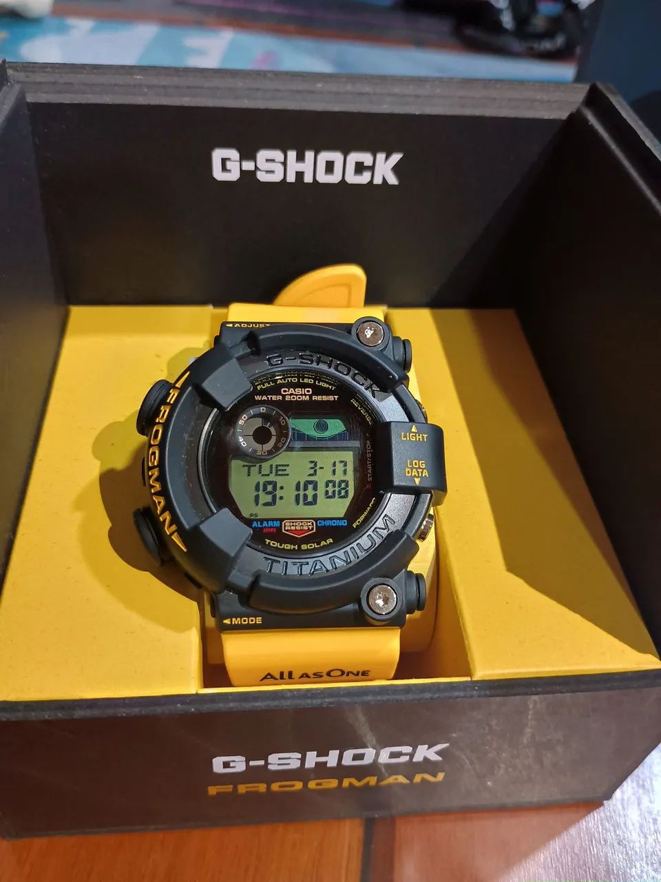 CASIO FROGMAN DW-9901WC カスタム Casio G Shock Frogman Jdm Dw 9900 Raro Revisado Tudo Ok Veja