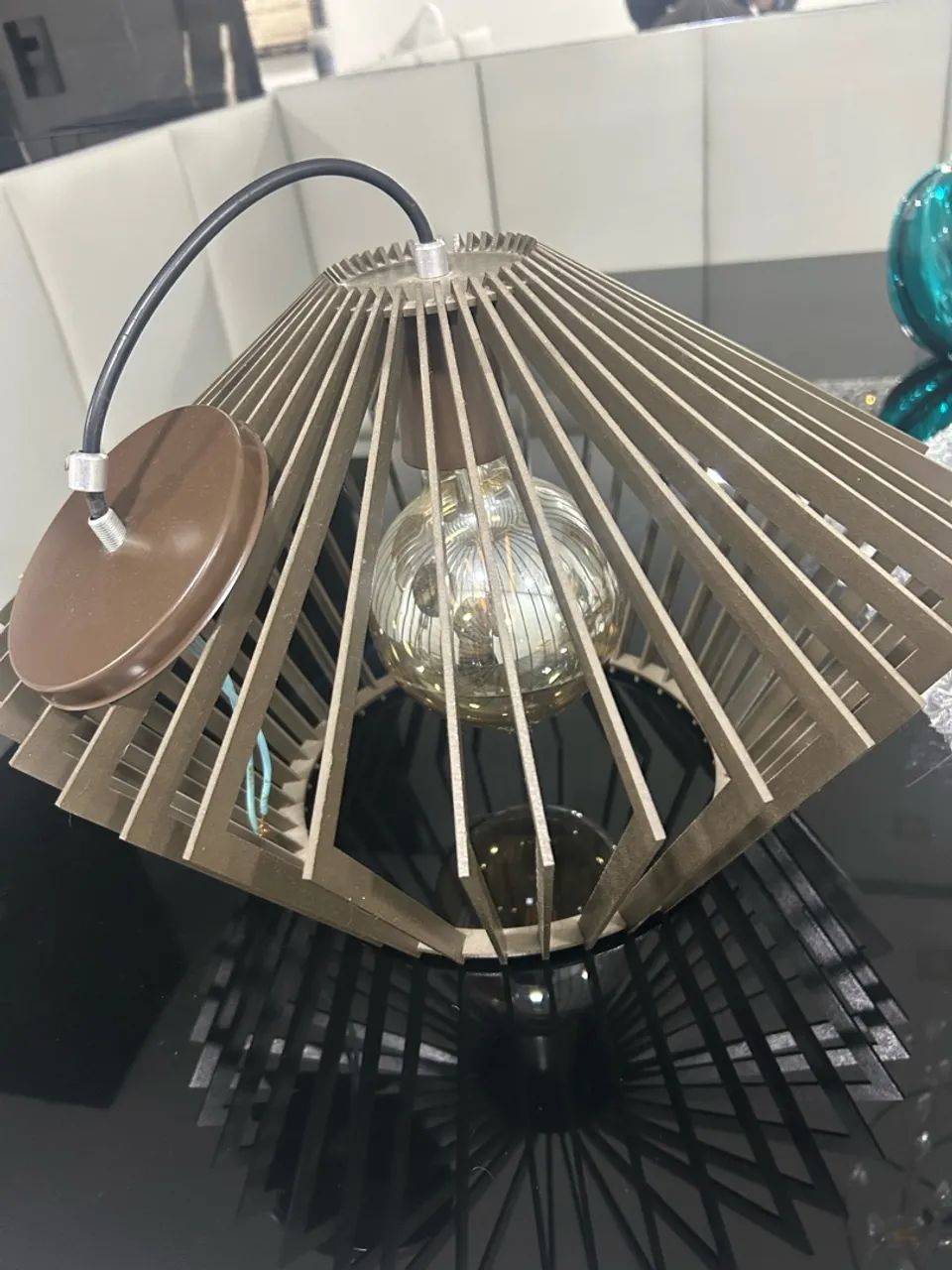 Lustre com lâmpada  - Foto 2