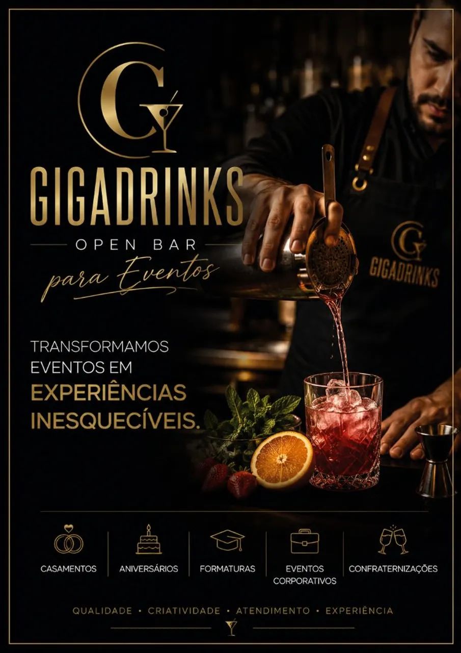 Gigadrinks | Open bar para eventos 