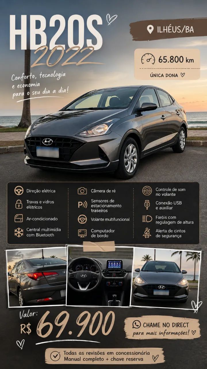 Hyundai Hb20S HB20S Evol. Bluelink 1.0 Flex 12 Mec. 2022