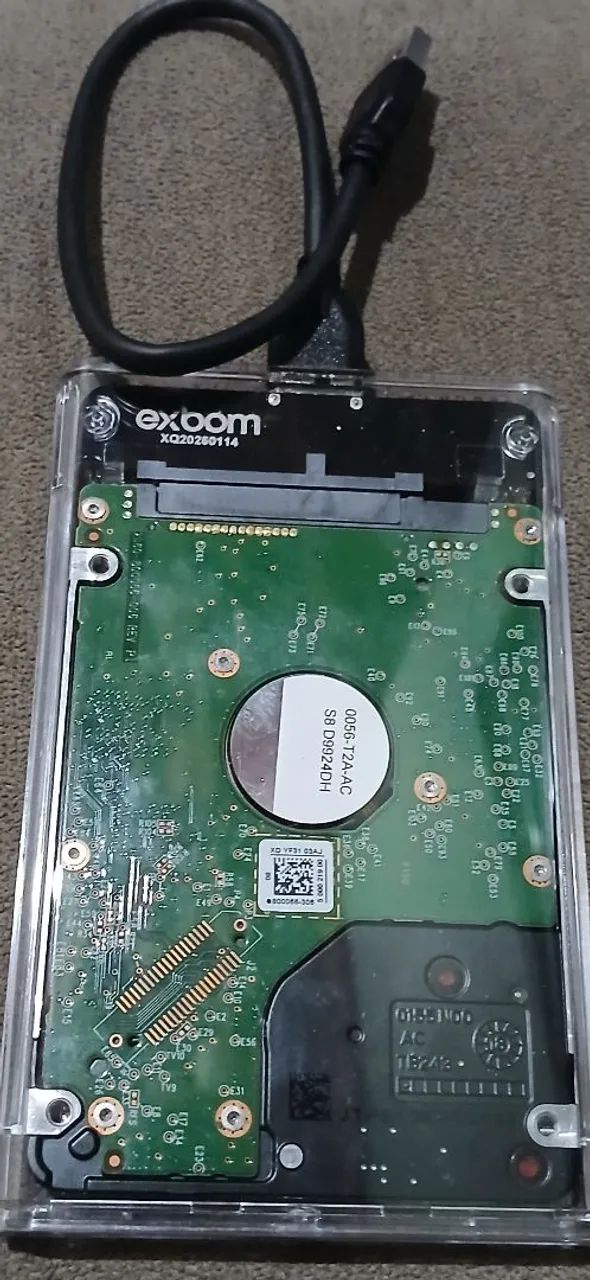 Hd 1 tera  com CASE - Foto 3