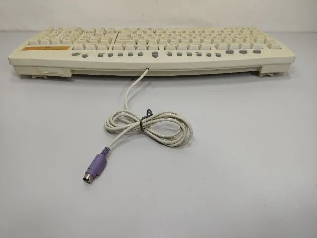 Teclado Mtek Ps2 Mini Din Ç Vintage Retro Pc Computador Ru7 (Usado) - Foto 2
