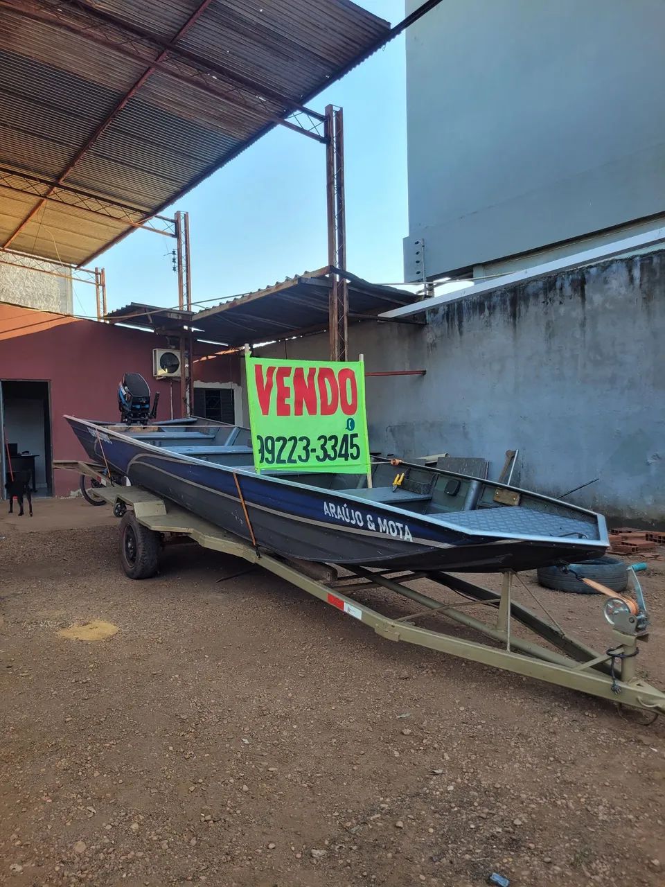 BARCO COMPLETO<br>+ MOTOR + CARRETINHA - Foto 2