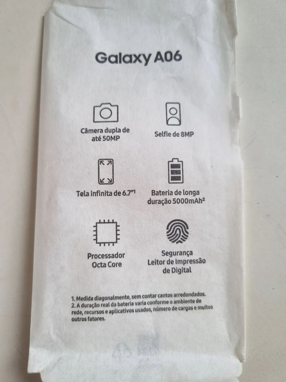 Vendo celular Samsung A06 - Foto 2