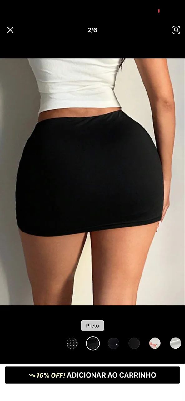 vende-se short saia 