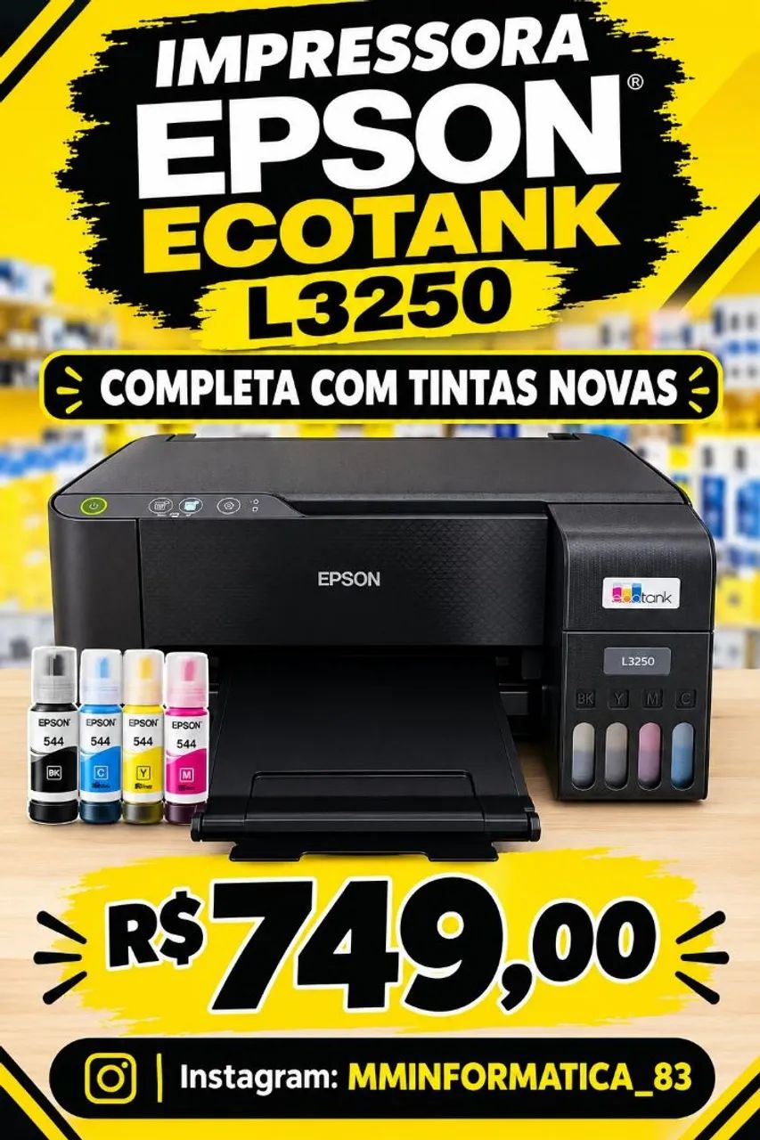 Impressora Eco-tanque Epson muito nova