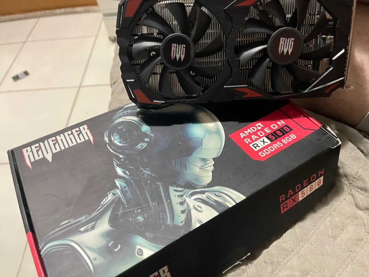 Placa de vídeo Rx580 8gb - Foto 5