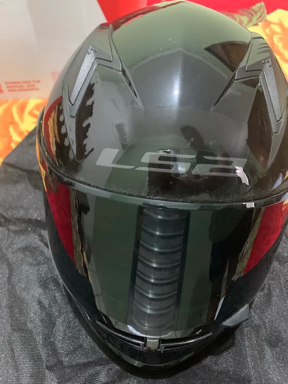 CAPACETE LS2 TAM 58 COM DUAS VISEIRAS 