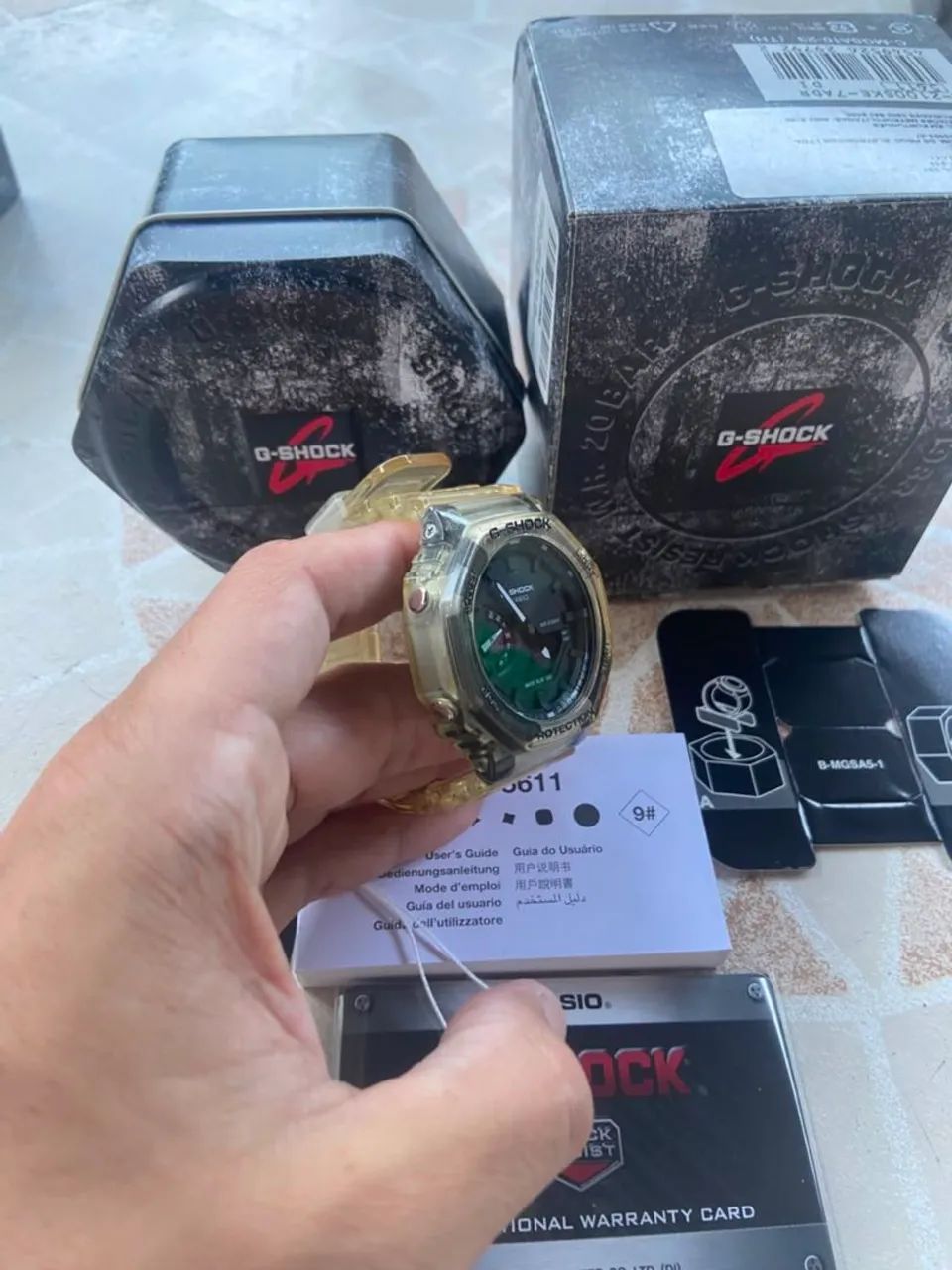 Relógio Casio G-Shock GA-2100SKE - Foto 3