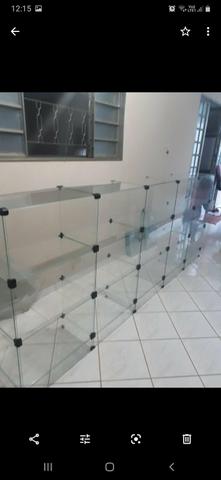 Balcão atendimento vidro modulado novo - Foto 4