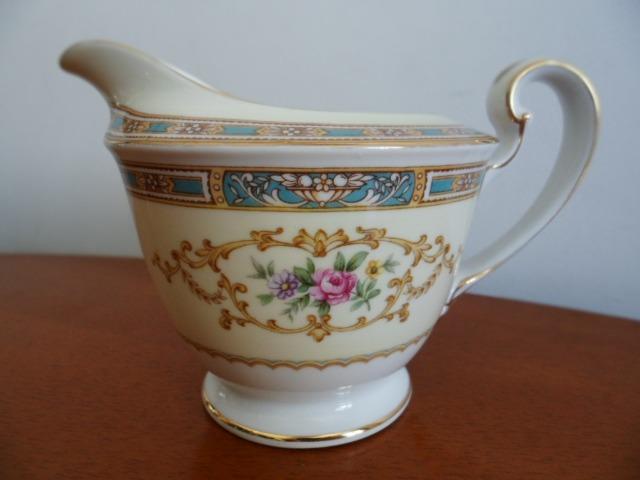Jarrinha para Creme / Leite (Creamer) Porcelana Chinesa Noritake 5032 Colby Blue
