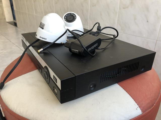 Vendo Dvr da Intelbras com duas câmera em Hd - Foto 3