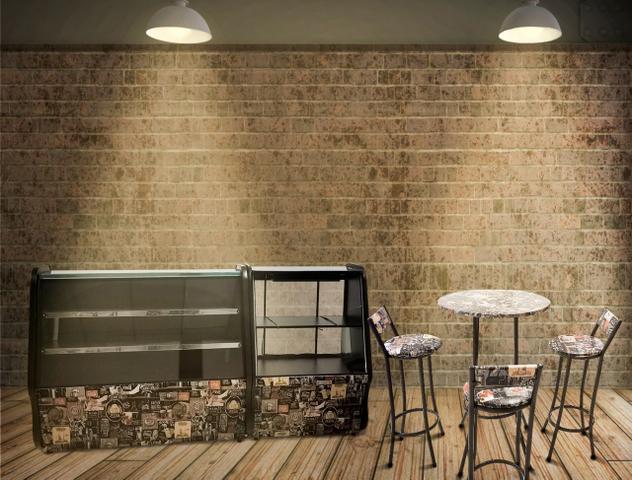 Conjunto mesa com 3 cadeiras - Foto 2
