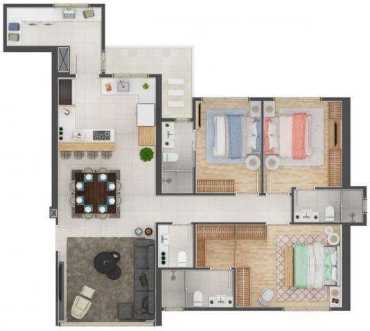 Apartamento à venda com 3 dormitórios em Centro, Balneário camboriú cod:1783 - Foto 10