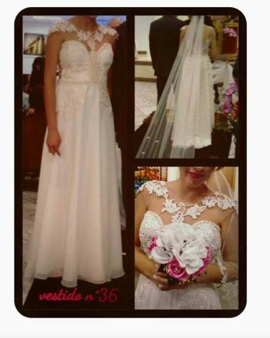 Vendo urgente vestido de noiva