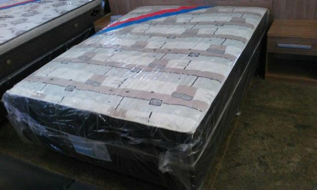 Cama box casal acoplada base e colchão com espuma de 7 cmts - Foto 3