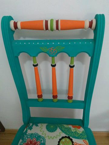 Cadeira antiga restaurada - Foto 5