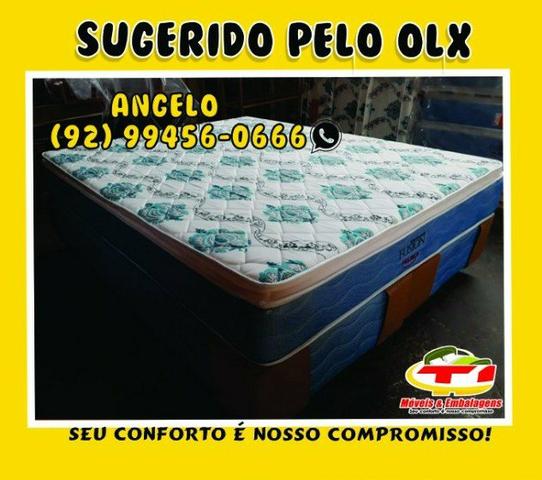 Cama box casal molas pelmex - Foto 6