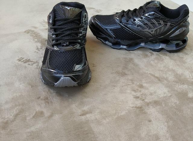 Tênis Mizuno prophecy8 preto prata (PROMOÇÃO) - Foto 5