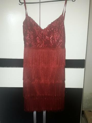 Vestido franjas tamanho P - Foto 3