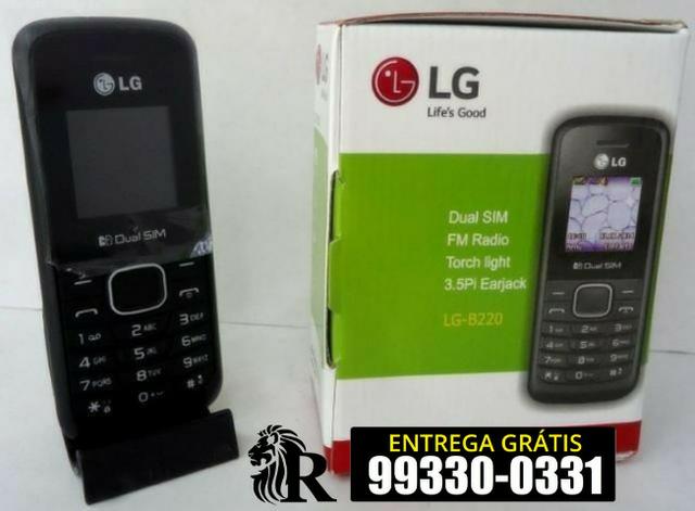 Celular simples LG B220 2 chip novo (entrega grátis)