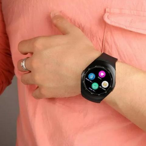 Relógio Bluetooth Smart Watch Y1 Android E Ios Tomate Tr02 - Foto 2