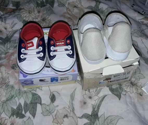 Sapatinhos De Bebe Novos Nunca Usados Na Caixa ?