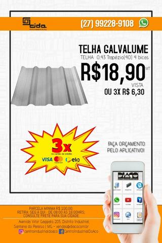Telha Galvalume