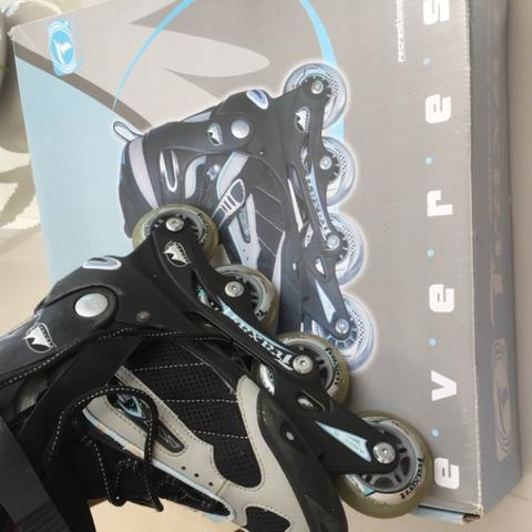 Patins Traxart Everest Preto/Cinza - Foto 2
