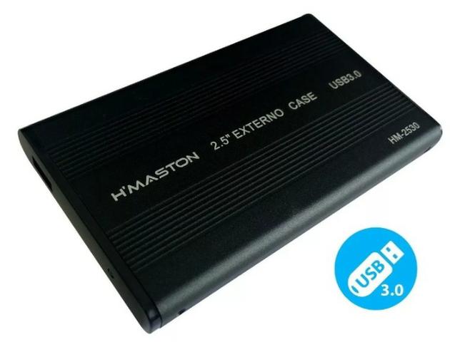 (NOVO) Case 3.0 Externa Hd Sata Ssd Notebook 2.5 Xbox One Ps4