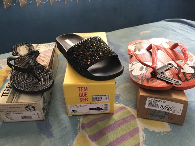 11 pares de Sapatos e sandálias tamanho 36 e 37 - Foto 3